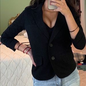 Black button jacket